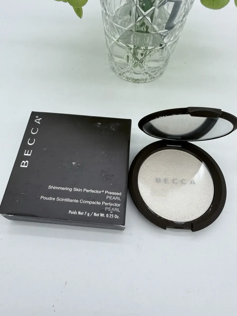 Becca Shimmering Skin Perfector Pressed PEARL Full Sized NEW In Box
